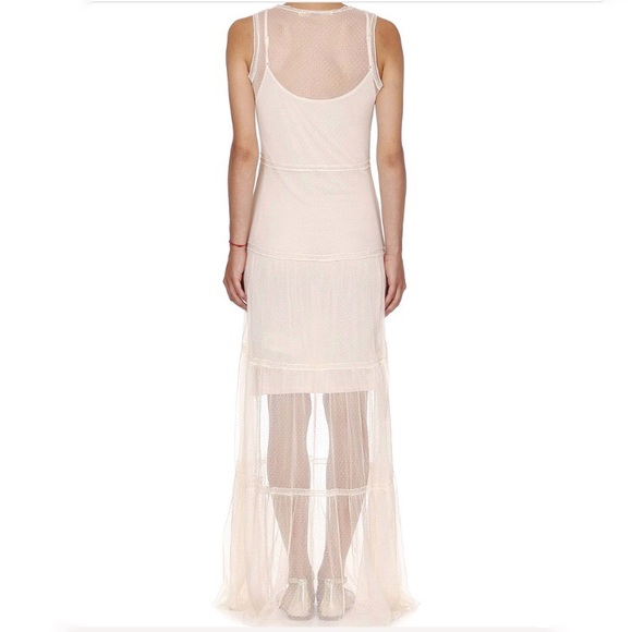 GUESS Sheer Lace Larissa Layered Maxi Dress - Picture 2 of 6
